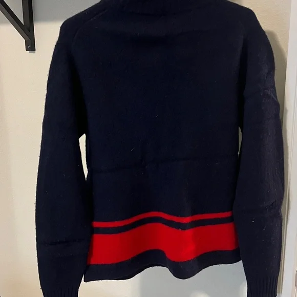 Carolina Herrera Navy and Red Men's Cardigan - Picture 6 of 7